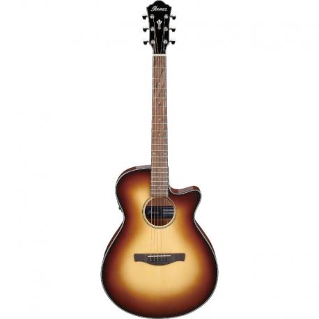 Ibanez- Guitare ElectroAcoustique AEG50 Dark Honey burst brillante