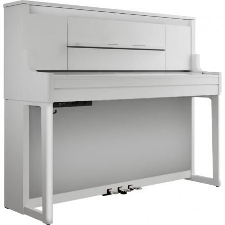 Roland - Piano Droit Numérique LX-9 blanc poli - LX-9-PE
