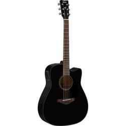 Yamaha - Guitare Electro Acoustique FGX800C Black - GFGX800CBLII