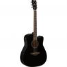 Yamaha - Guitare Electro Acoustique FGX800C Black - GFGX800CBLII