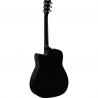 Yamaha - Guitare Electro Acoustique FGX800C Black - GFGX800CBLII