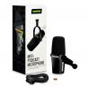 Shure - Micro de podcast XLR & USB-C Noir MV7+ - SSE MV7+-K