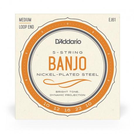 D'ADDARIO EJ61 - CORDES POUR BANJO