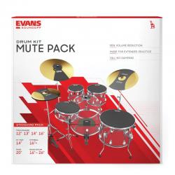 Evans - Pack Sourdines pour batterie Standard 12" 13" 16" - SOSETSTD