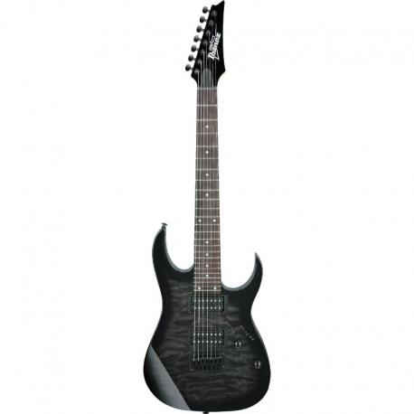Ibanez - Guitare Electrique GRG7221QA Transparent Black Sunburst - GRG7221QATKS