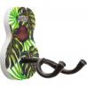 Mahalo - Ukulélé Soprano Monstera avec support mural - GMH MA1MT-WH