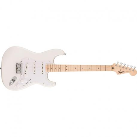Squier - Squier Sonic Stratocaster HT, touche en érable, pickguard blanc, blanc arctique