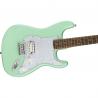 Squier - Guitare Electrique FSR Affinity Series Stratocaster HHT, touche en laurier, pickguard nacré blanc, vert surf