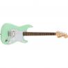 Squier - Guitare Electrique FSR Affinity Series Stratocaster HHT, touche en laurier, pickguard nacré blanc, vert surf