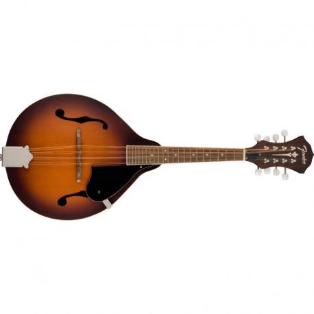 Fender - Mandoline PM-180E, touche en noyer, éclat de cognac vieilli