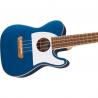 Fender - Uke Ukulele Fullerton Tele, touche en noyer, pickguard blanc, bleu Lake Placid