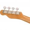 Fender - Uke Ukulele Fullerton Tele, touche en noyer, pickguard blanc, bleu Lake Placid