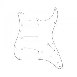 Fender - Pickguard, Stratocaster® S/S/S, support vintage 11 trous (avec encoche Truss Rod), blanc, 3 plis