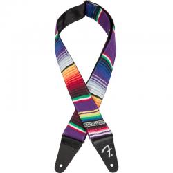 Fender - Sangle Serape, violet multicolore, 2"