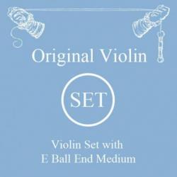 Larsen - Cordes Violon Synthetic/Fiber Core Jeu Mi E acier boule