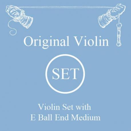 Larsen - Cordes Violon Synthetic/Fiber Core Jeu Mi E acier boule
