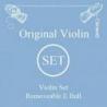 Larsen - Cordes Violon Synthetic/Fiber Core Jeu Mi acier boucle