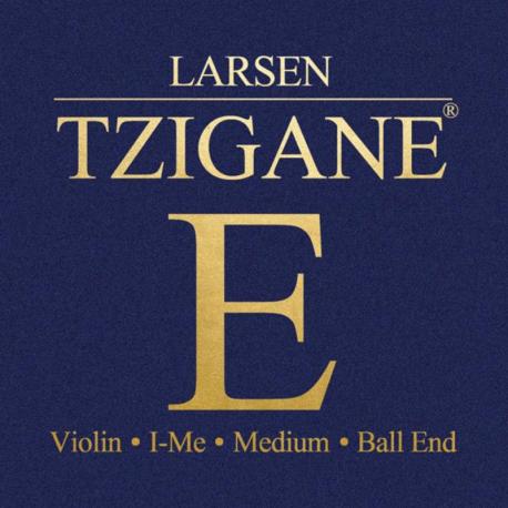 Larsen - Cordes Violon Tzigane Mi acier boule