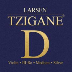 Larsen - Cordes Violon Tzigane Multifilament-Fiberkern Ré argent