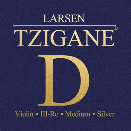 Larsen - Cordes Violon Tzigane Multifilament-Fiberkern Ré argent