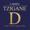 Larsen - Cordes Violon Tzigane Multifilament-Fiberkern Ré argent