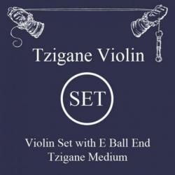 Larsen - Cordes Violon Tzigane Multifilament-Fiberkern Jeu Mi acier boule