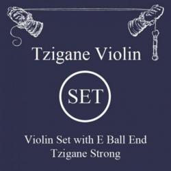 Larsen - Cordes Violon Tzigane Multifilament-Fiberkern Jeu Mi acier boule
