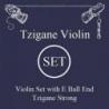 Larsen - Cordes Violon Tzigane Multifilament-Fiberkern Jeu Mi acier boule