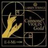 Larsen - Cordes Violon Il CANNONE Gold Mi Soloist acier carbone*