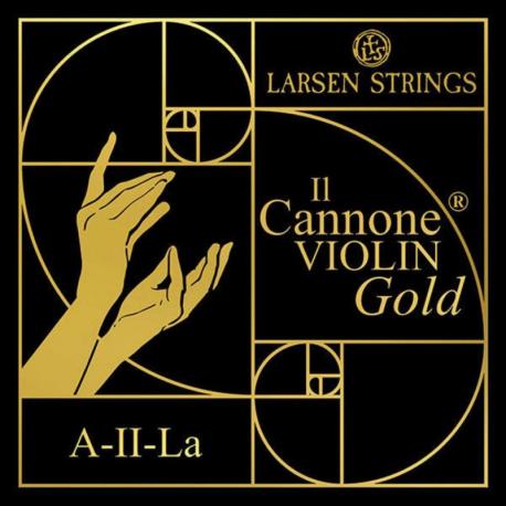 Larsen - Cordes Violon Il CANNONE Gold La Soloist aluminium roulé*