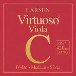 Larsen - Cordes Alto diapason extra-long 420mm , tension medium Do argent