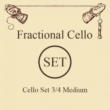 Larsen - Corde Violoncelle Original Fractional - petites tailles Jeu 3/4