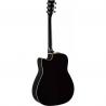 Yamaha - Guitare Electro Acoustique FGX820C Black - GFGX820CBLII