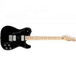 Squier - Guitare Electrique Affinity Series Telecaster Deluxe, Maple Fingerboard, Black Pickguard, Black - 0378253506