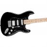 Squier - Guitare Electrique FSR Affinity Stratocaster HSS, Maple Fingerboard, Black Pickguard, Black