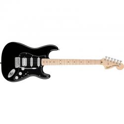Squier - Guitare Electrique FSR Affinity Stratocaster HSS, Maple Fingerboard, Black Pickguard, Black