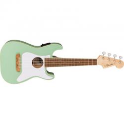 Fender - Ukulélé Fullerton Strat, Walnut Fingerboard, White Pickguard, Surf Green