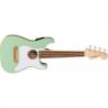 Fender - Ukulélé Fullerton Strat, Walnut Fingerboard, White Pickguard, Surf Green