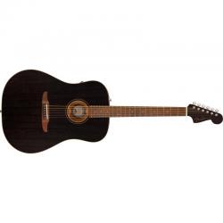 Fender - Guitare ElectroAcoustique Limited Edition Redondo Special Mahogany, Open Pore Black Top