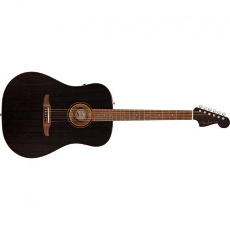 Fender - Guitare ElectroAcoustique Limited Edition Redondo Special Mahogany, Open Pore Black Top