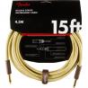Fender - Câble Instrument Deluxe Series Instrument Cable, Straight/Straight, 4,5m, Tweed