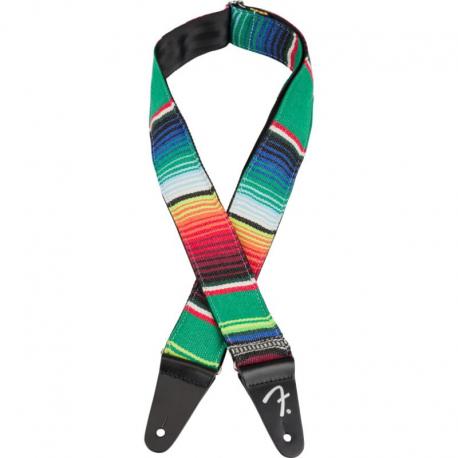 Fender - Strap Serape, Green Multi, 2"