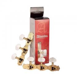 Alhambra - Mécaniques classique Doré Boutons blancs N2