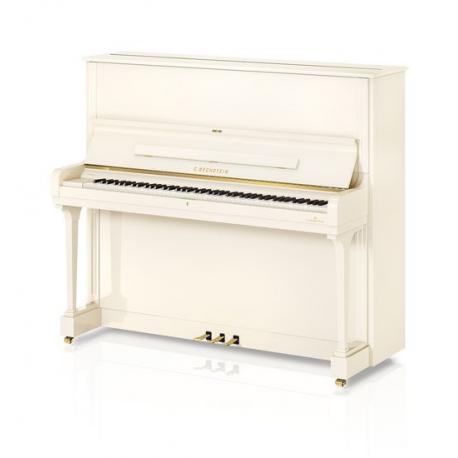 Bechstein - Piano Droit Concert C 8 132 cm Blanc Brillant
