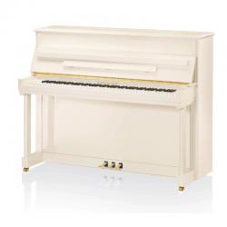 Bechstein - Piano Droit Residence R 6 Classic 126 cm Blanc Brillant