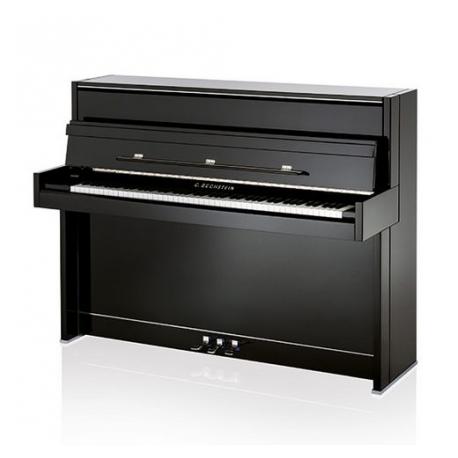 Bechstein - Piano Droit Academy A 114 Chrome Art Noir brillant