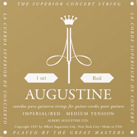 Augustine - Cordes Classiques Imperial Tirant Normal /Crystal Nylon-Filé Argent Red