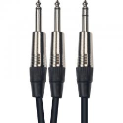 Yellow Cable - Câble Audio 2 jacks mono mâle/j. stéréo mâle 6m K05-6