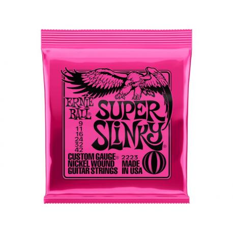 Ernie Ball - Jeux de cordes Super Slinky Nickel Wound 09-42