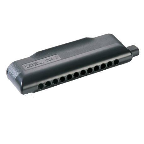 HARMONICA CHROMATIQUE HOHNER CX12 NOIR